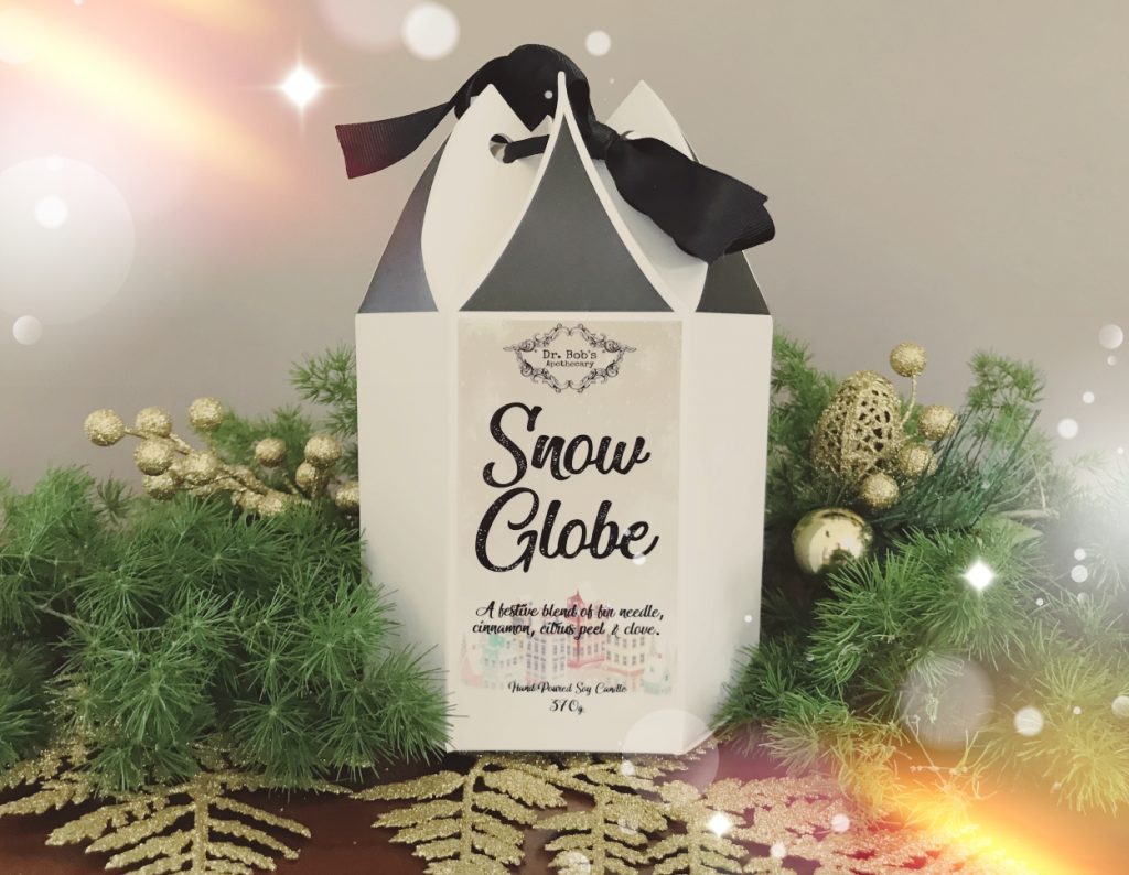 Snow Globe Candle, Christmas 2018